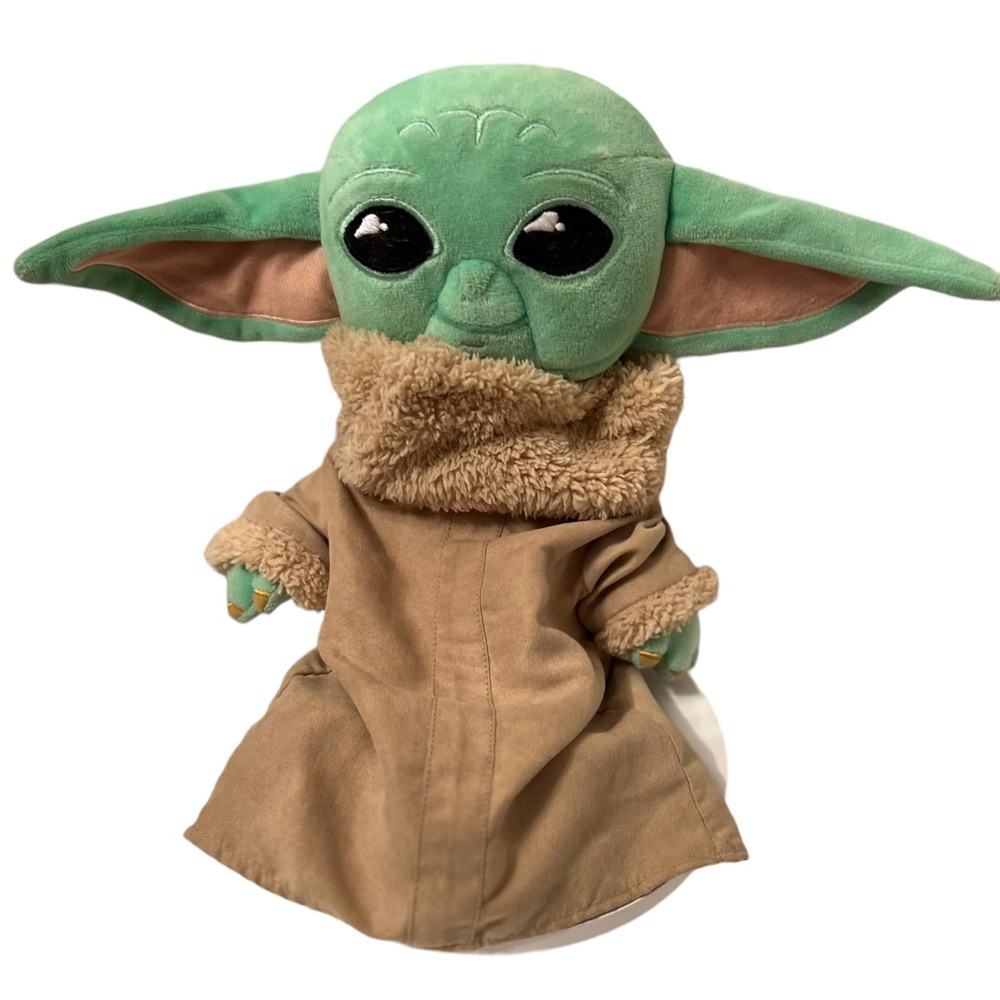 STAR WARS Mandalorian Grogu The Child Plush with Beskar Armor 16” Stuffed Toy